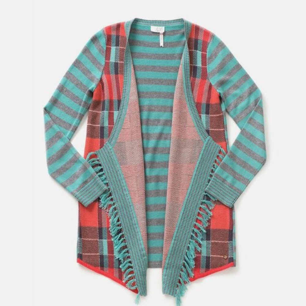 Matilda Jane Once Upon A Time ORANGE MARMALADE OPEN CARDIGAN Size M